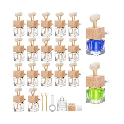 WRINGKIT 20 Pack Car Diffuser Bottles Empty, Essential Oil Diff... USA FAST SHIP