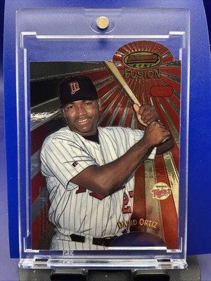 DIE CUT DAVID ORTIZ HOF ROOKIE 1998 BOWMAN BEST FUSION FRANK THOMAS SP Insert