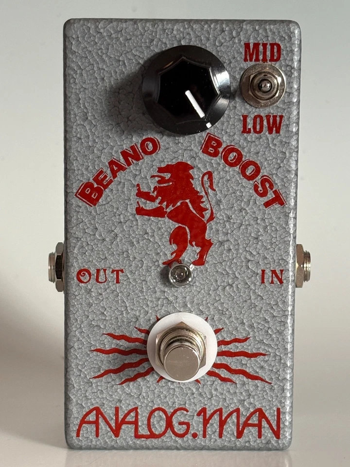 Analogman Beano Boost Pedal Mint with Box and Paperwork - Image 2 of 4