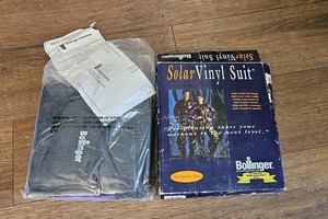 Vintage Solar Vinyl Suit Body Trimmer Bollinger One Size Fits Most NOS OPEN BOX