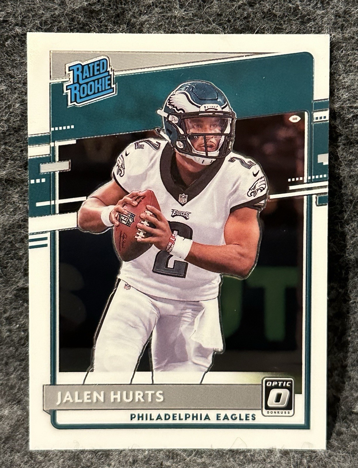 2020 Panini Donruss Optic - Rated Rookies Jalen Hurts #164 Rookie RC