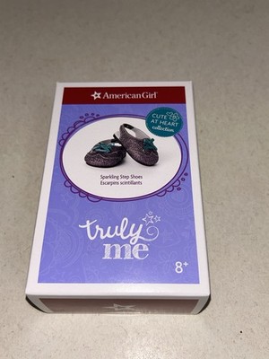 New American Girl Truly Me Sparkling Step Shoes NEW RETIRED Cute At Heart