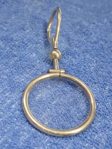 18K SOLID GOLD UNIQUE RARE 1830 ENGLISH ROUND QUIZZING GLASS WITH SWIVEL HANDLE! - 第 5/8 張圖片