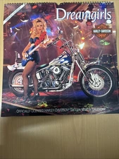 1992 Harley Davidson Calendar Pin up DreamGirls Motorcycles 16 month