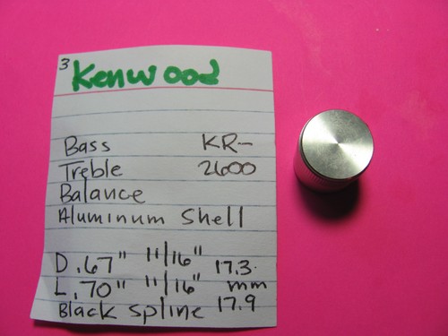 📈 KENWOOD K21-0313-04 BASS TREBLE BALANCE KNOB KR-5600 KR-4600 KR-3600 RECEIVER - Afbeelding 6 van 6