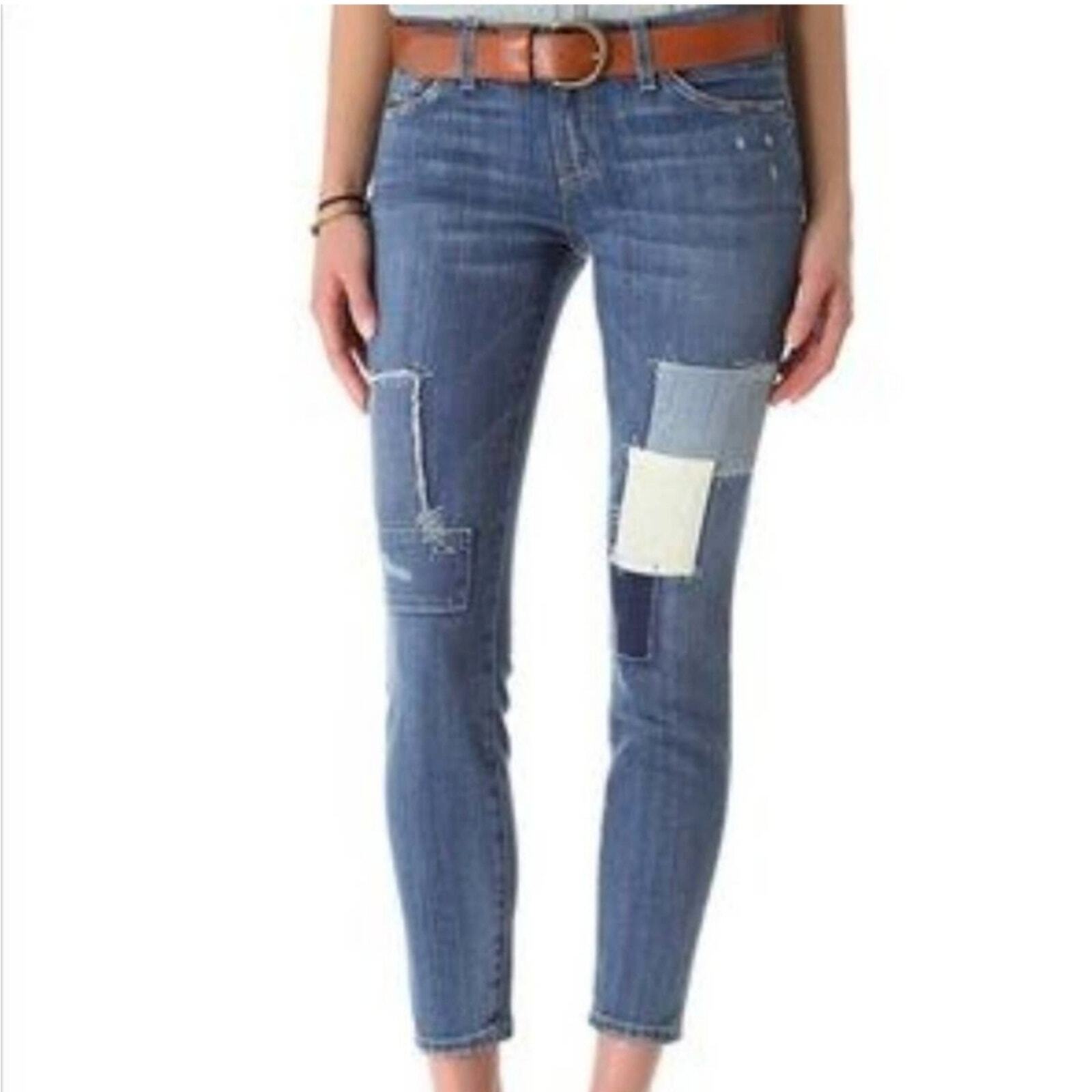Current Elliott Panhandler Patchwork Jeans Women'… - image 1