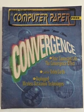Vintage Magazine Computer Paper Computer Info Resource Feb 1998