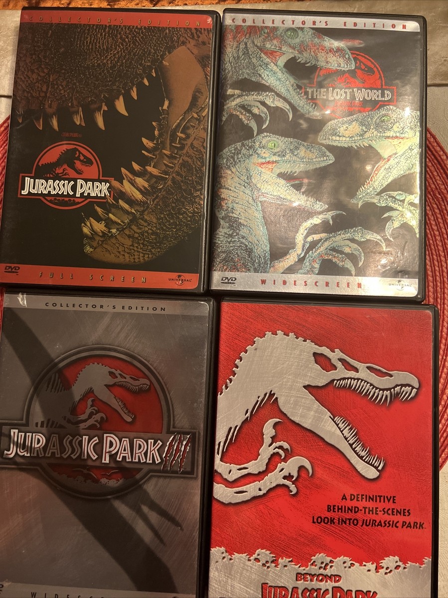 Jurassic Park Trilogy (DVD, 2001, 4-Disc Set) 25192146824| eBay
