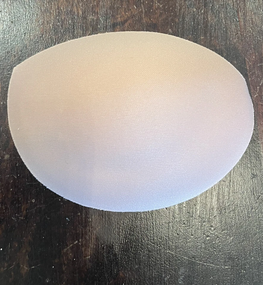 Almohadilla para copa de sujetador borde moldeado refuerzo talla mediana 12 nude poli nailon lavable push up Foto 2 de 4