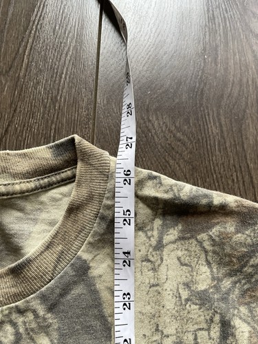 Vintage Advantage Timber Camo Shirt Mens XL Green Brown USA Longsleeve Pocket - Picture 6 of 6