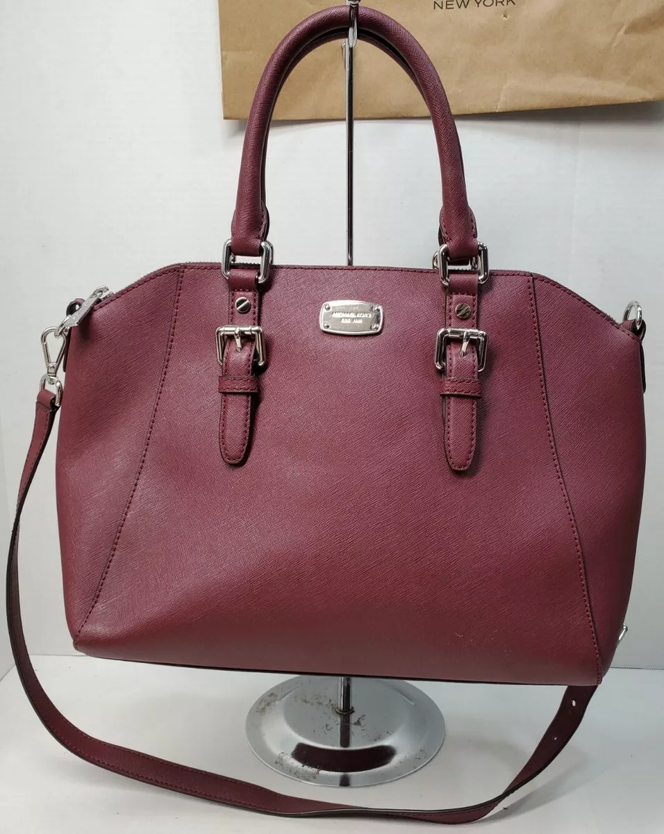 Michael kors shop maroon crossbody