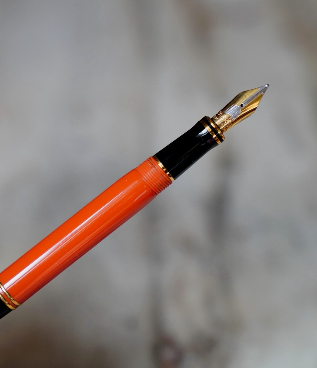 Stylo Plume Parker Duofold Big Red - Plume Or 18 Carats, Occasion Prestige
