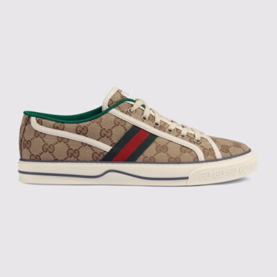 Gucci Men\'s Tennis 1977 Slip-On Beige Ebony size 12 Buy Gucci Tennis 1977 Slip-On  main image 2