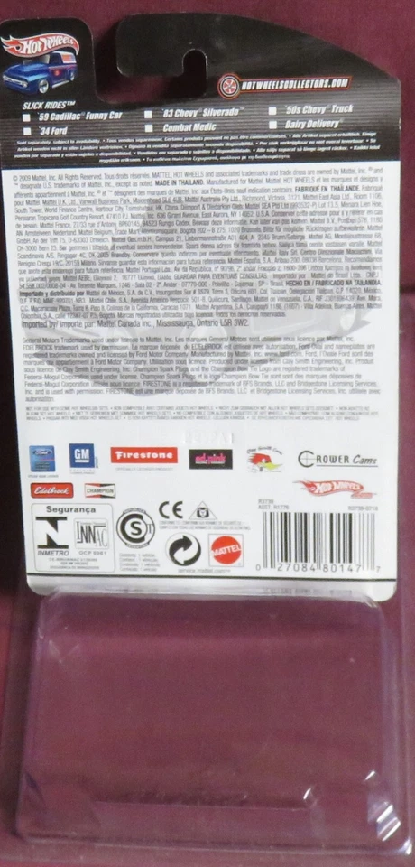 PANEL FORD ANGOLA PÚRPURA, CABEZALES HEDMAN, PILOTOS REALES, 2009 HOT WHEELS, 14/25 Foto 2 de 2