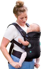 Infantino Advanced 4-in-1 Ergonomic Baby Carrier Convertible Newborn Infant