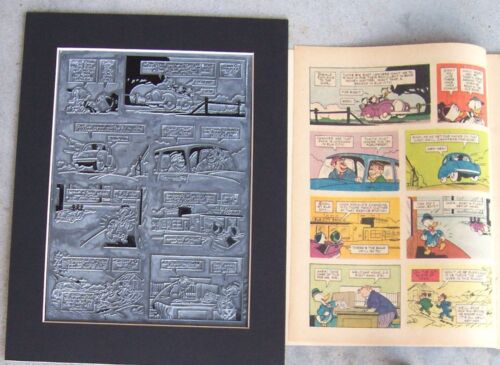 Walt Disney's Donald Duck Vintage 1962 Printing Plate & Page - One-of-a-Kind  - Picture 1 of 4