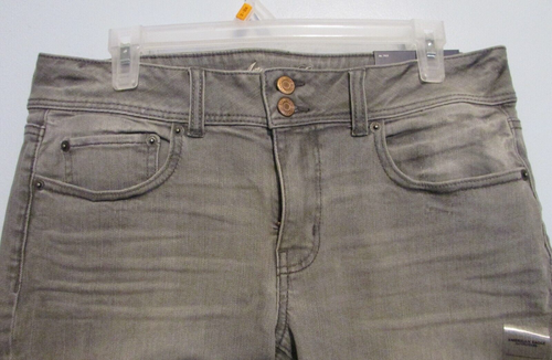 NEW Womens American Eagle Gray Denim Pants Size 12 NWT!!! - Picture 2 of 5