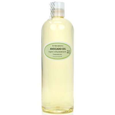 PURE ORGANIC AVOCADO OIL COLD PRESSED 2 OZ 4 OZ 8 OZ-128 FL. OZ