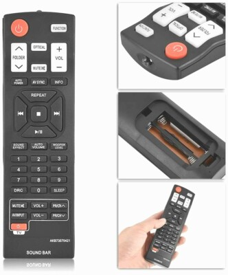 LG Soundbar Replace Remote Control AKB73575421 FOR LG Soundbar System