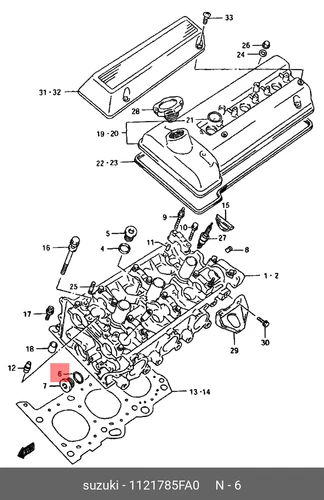 GASKET,PLUG (26.5X30.5X1)