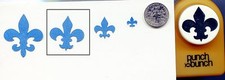 Medium Fleur De Lis Shape Paper Punch x Punch Bunch Scrapbooking-Cardmaking NEW