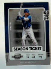 2021 Panini Contenders #30 Whit Merrifield Optic Kansas City Royals Baseball