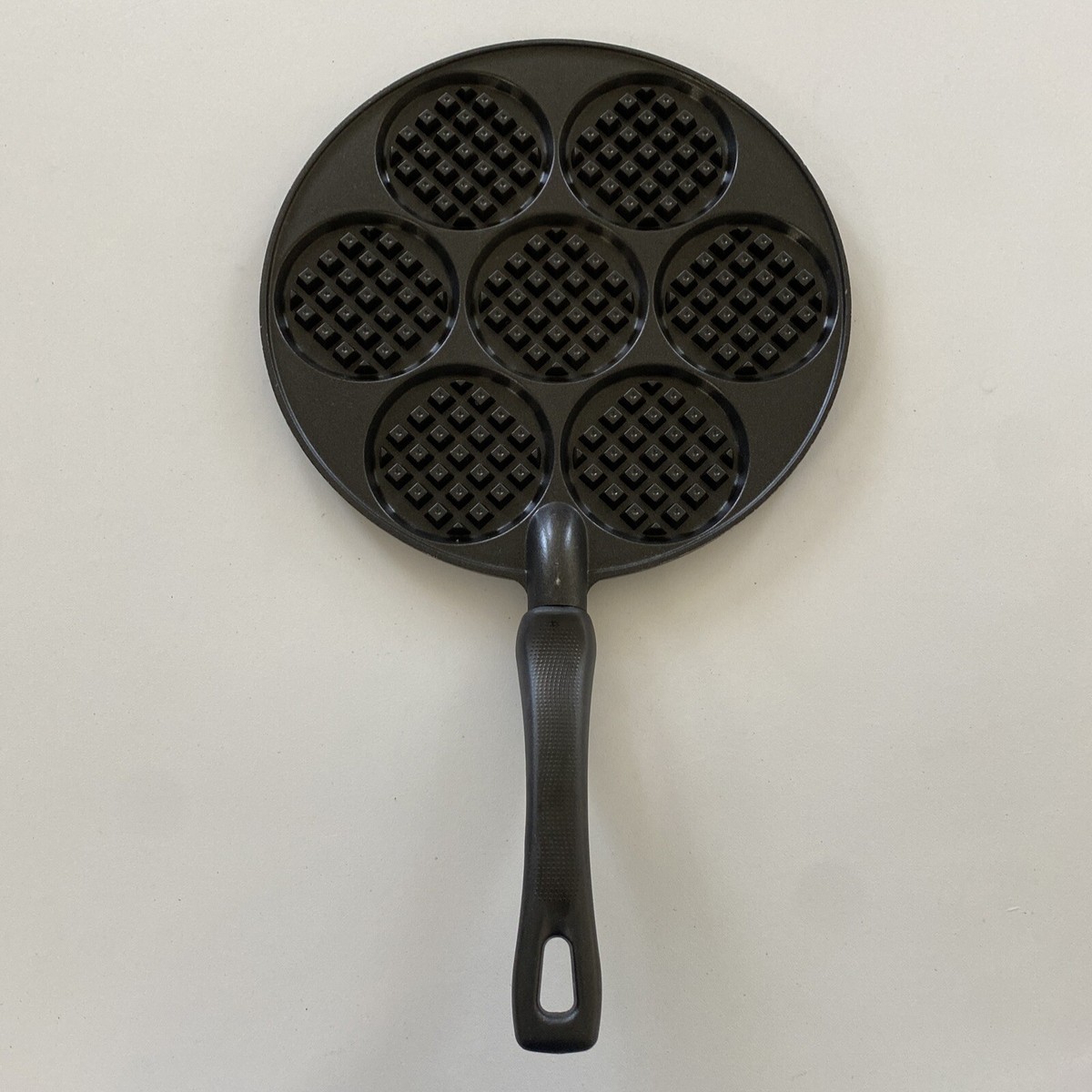 NORDIC WARE Mini Waffle Pan Silver Dollar Non-Stick Griddle