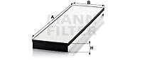 Mann-Filter CU 5877 Filter, Innenraumluft FÜR MERCEDES-BENZ