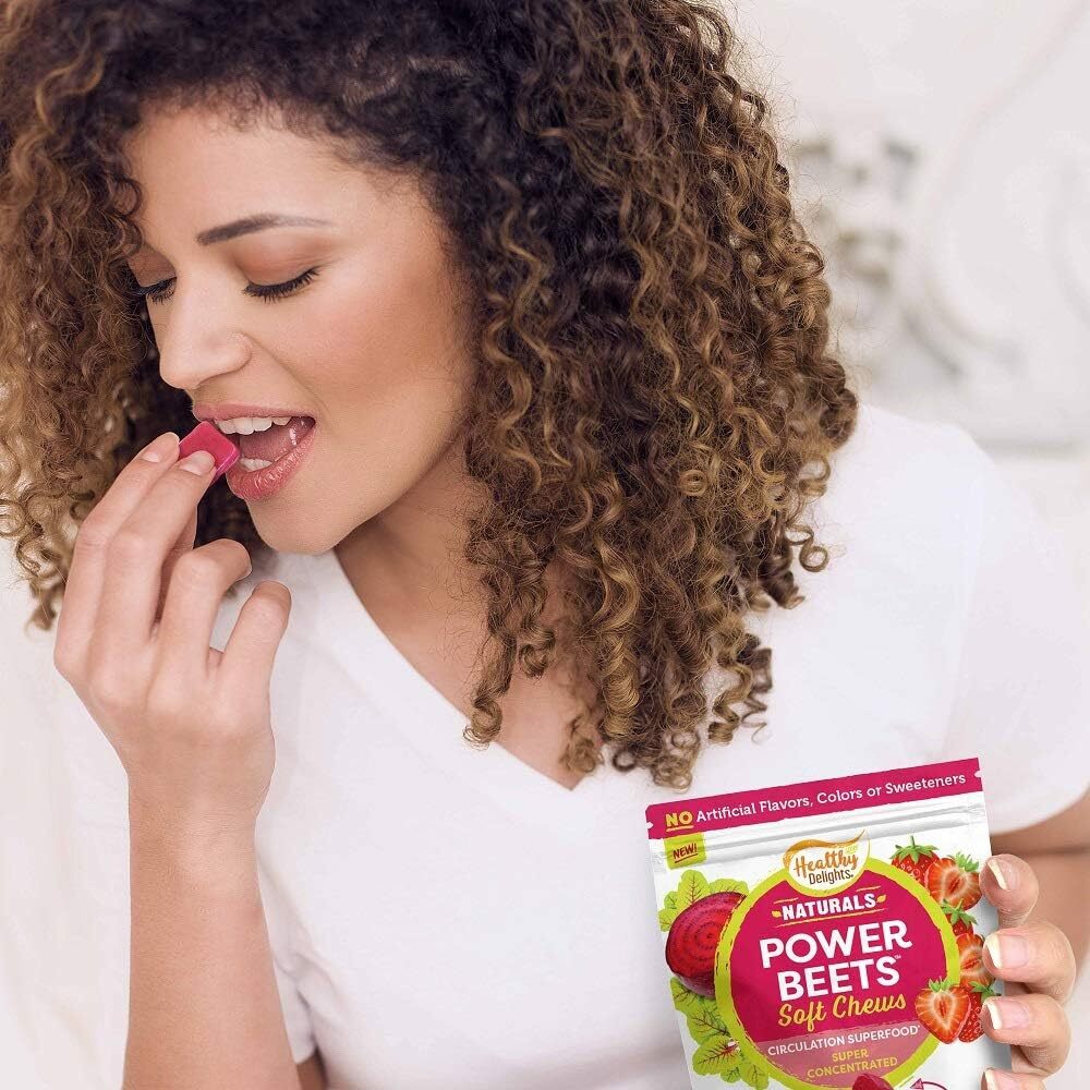 Healthy Delights Naturals Power Beets Soft Chews Delicious Strawberry Burst new eBay