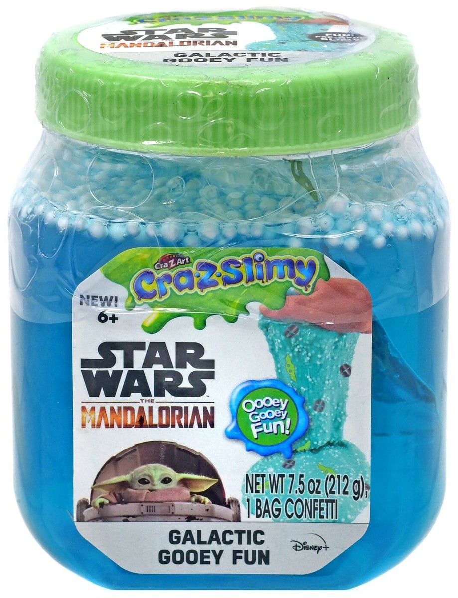 Cra-Z-Slimy Star Wars The Mandalorian Galactic Gooey Fun 7.5 Slime