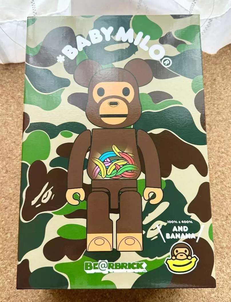 BE@RBRICK BABY MILO AND BANANA 100% 400%