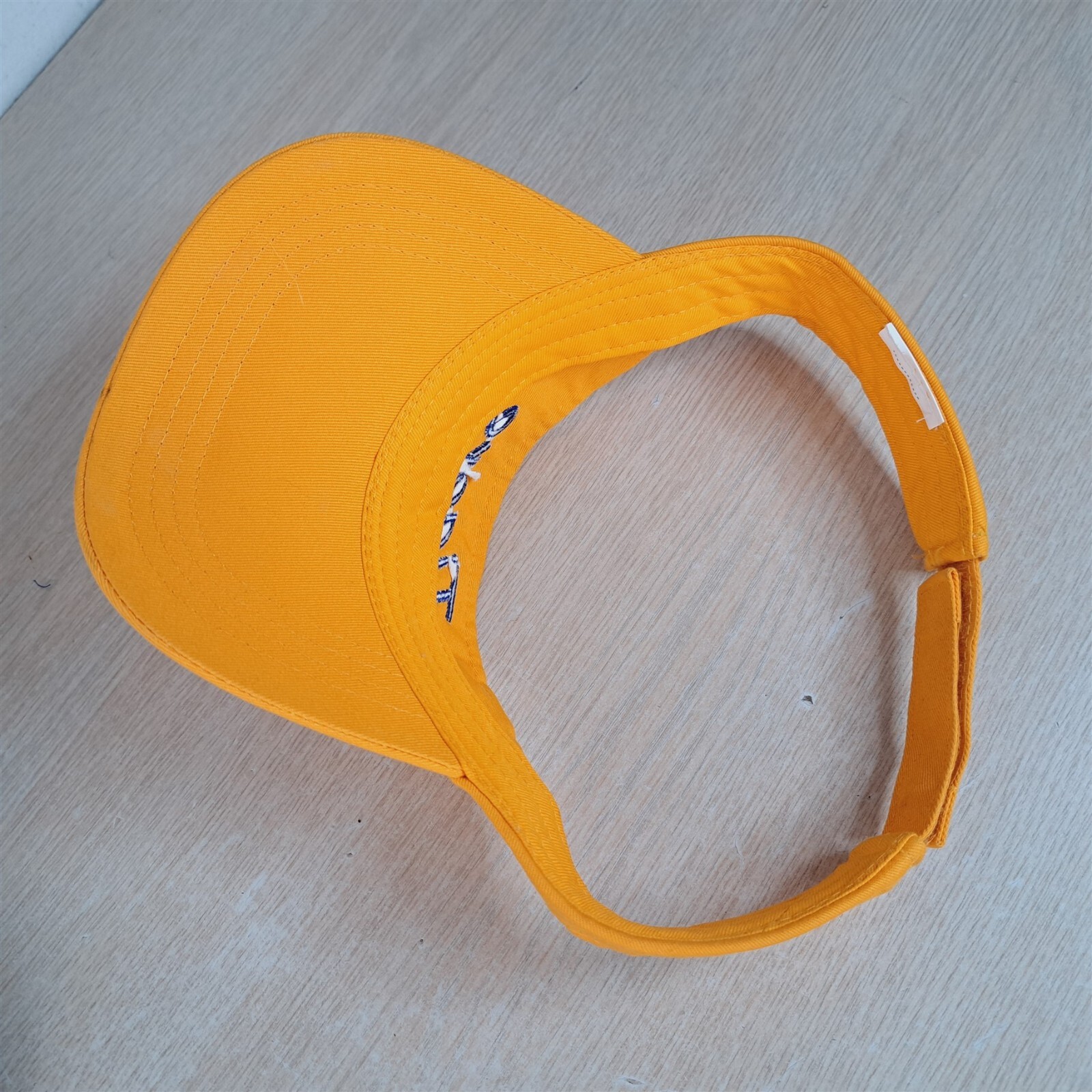 TIGERS ADJUSTABLE STRAPBACK SUN VISOR/CAP, YELLOW… - image 9