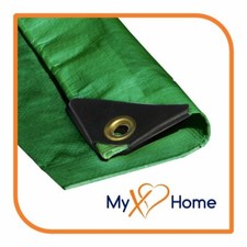 12 x 20 Green Color 12 Mil Heavy Duty Tarp / Canopy