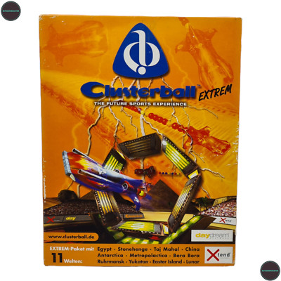 Clusterball Extrem IBM PC Spiel Big Box Strategy First 2001 CIB