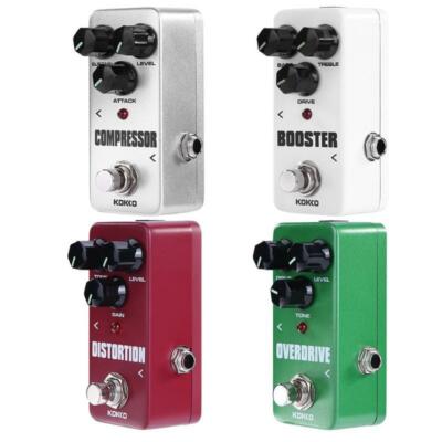 KOKKO guitare pédale effet compresseur Booster distorsion Overdrive guitare