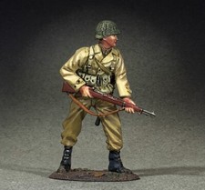 BRITAINS WORLD WAR 2 ALLIES 25192 U.S. ARMORED INFANTRY WITH M1 GARAND ALERT