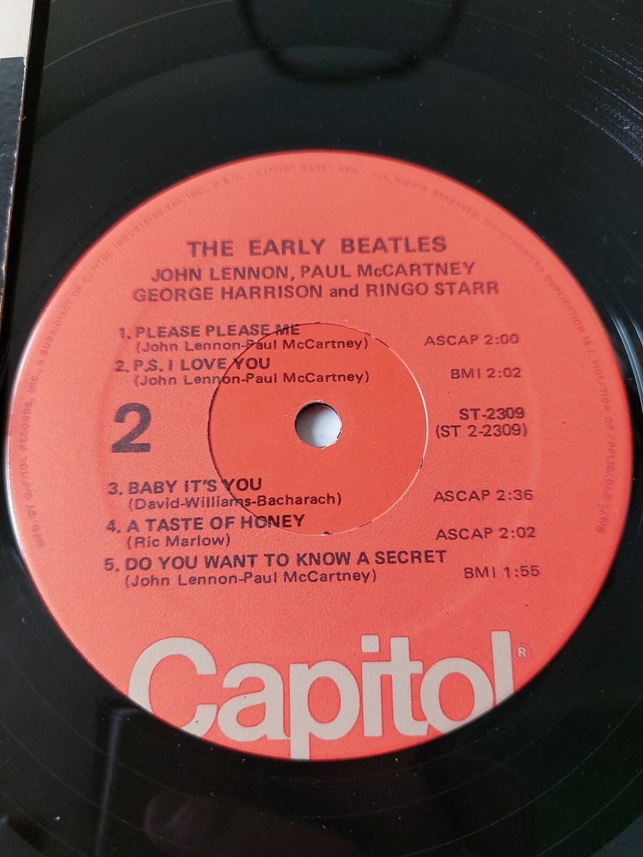 The Early Beatles Capitol Records ST 2309 33 RPM vinyl LP | eBay