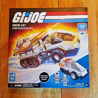 GI Joe Snow Cat Vehicle 150-piece Construction Set Forever Clever Hasbro G.I.
