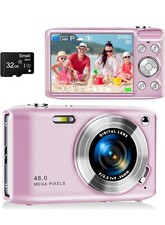 48MP point and shoot camera with 2.88ft IPS display, 4K video,