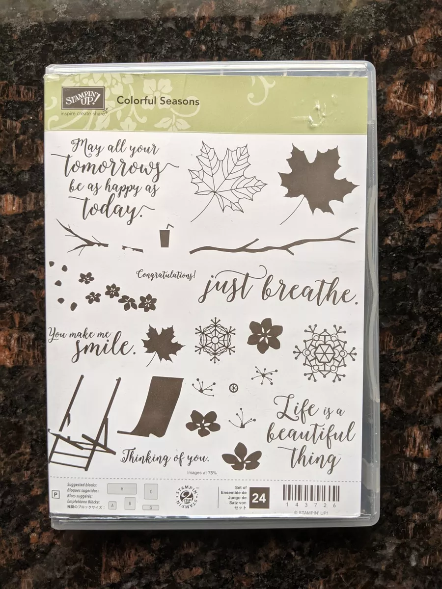 Stampin' UP! Colorful Seasons Stamp Set & Seasonal Layers Dies