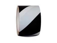 Black & White 3" x 36 yd Vinyl Floor Marking Safety Warning Tape PVC 6 mil