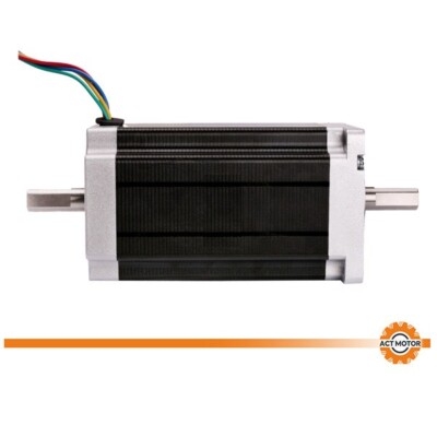ACT MOTOR  1PC Nema34 Schrittmotor 3.5A 12N.M 14mm Dual Flat Shaft 34HS5435B