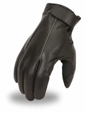 Men’s Cruiser Leather Glove Featuring Reflective Piping FI152GL Size Small
