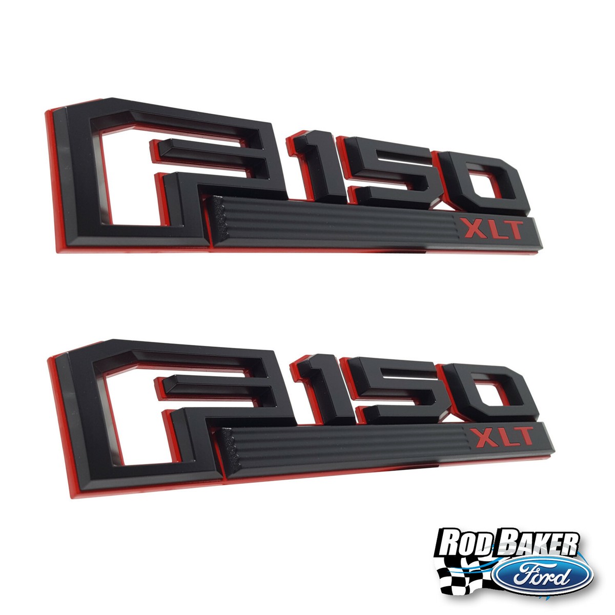 [2016] アイコン・レッド・ブレンド / パター・ファミリー 15 thru 20 F-150 OEM Ford Special Edition RED Fender Emblem
