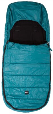 Brio Footmuff Shiny warmer Baby Fußsack Buggy Kinderwagen Sitzwagen Blau-Grün