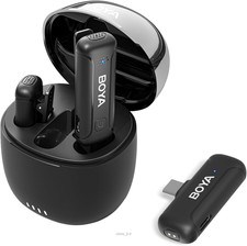 Boya Wireless Lavalier Microphone For Android, Noise Cancelling Usb-c Microphone