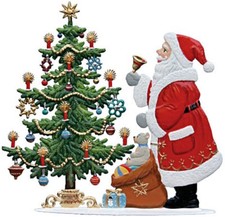 Wilhelm Schweizer Zinnfigur Nikolaus am Weihnachtsbaum