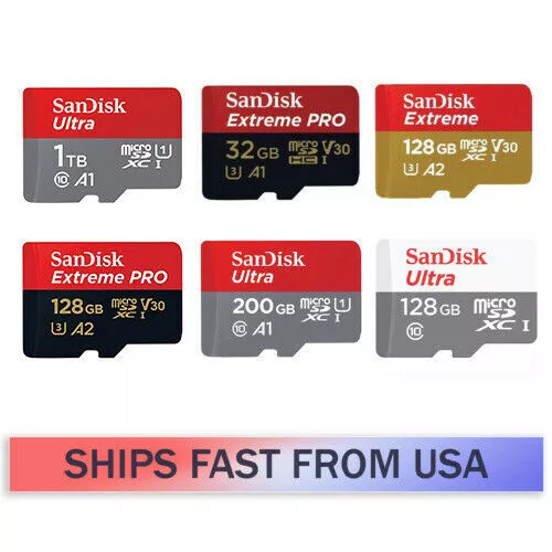 SanDisk Nintendo Switch Card Memory 100MB/s 128GB 256GB 512GB Micro SD Card