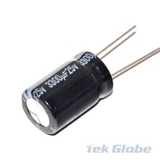 10PCS 3300UF 25V 105 C Radial Electrolytic Capacitor 16X25mm