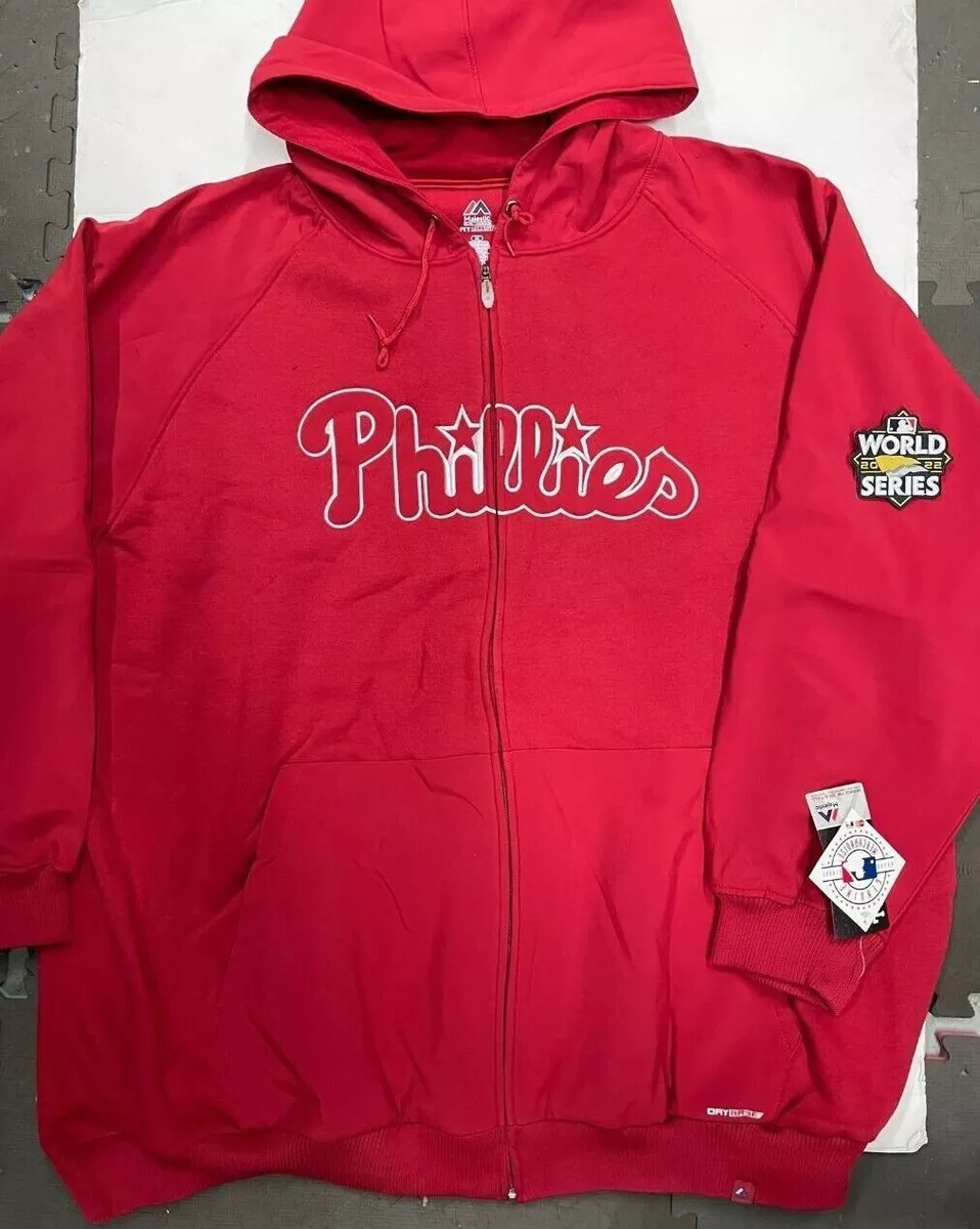 PHILADELPHIA PHILLIES 2022 WORLD SERIES MENS MAJESTIC HOODY JACKET NEW 5X T  6X | eBay